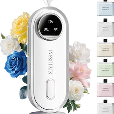 Waterless Essential Oil Diffuser for Home and Car Portable Aromatherapy Diffuser with 7 Mist Modes 1800mAh Rechargeable Battery Operated Scent Diffuser for Large Room Bedroom Office Bathroom