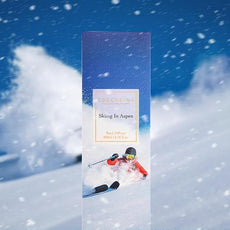 COCORRÍNA Reed Diffuser - Skiing in Aspen Reed Diffuser Set with 8 Sticks & Preserved Baby's Breath, Reed Diffuser for Home Bathroom Shelf Decor