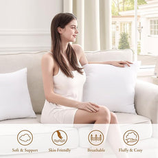 puredown® 14x36 Pillow Insert, Fluffy Soft Lumbar Pillows Filled with Plump Stuffer, Rectangle Decorative Pillows for Couch, Sofa, Bed and Home Decor, Pack of 1