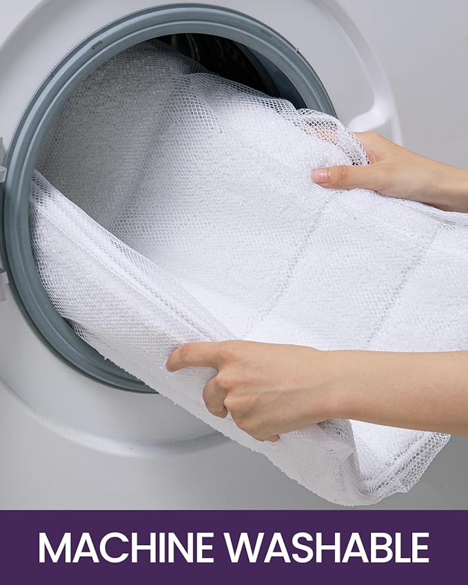 DEXI Bathroom Rug 43x24, Non Slip Washable Bath Mat for Shower Floor, Extra Large Absorbent Soft Bathmat with Rubber Backing, Quick Dry Microfiber Carpet, White