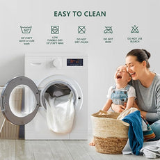 Queen Size Waterproof Mattress Protector, 40% Rayon Derived from Bamboo Cooling Mattress Pad Cover, 3D Air Fabric Breathable Mattress Pad Fitted with Deep Pocket 6