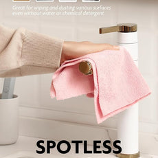 Fantasticlean Microfiber Cleaning Cloth Roll -675 Pack, Tear Away Microfiber Towels, 12