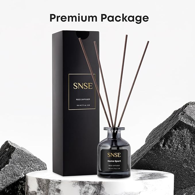 SNSE Spirit of Africa Perfumed Reed Diffuser Set - Premium Reed Diffusers for Home with Diffuser Reeds, Luxurious Gift Aroma, Sophisticated Scent, Ideal for Relaxation, Elegant Home Fragrance