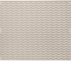 Silicone Dish Drying Mat for Multiple Usage,Easy clean,Eco-friendly,Heat-resistant Silicone Mat for Kitchen Counter or Sink,Refrigerator or drawer liner Tapioca L 16 inches x 12 inches