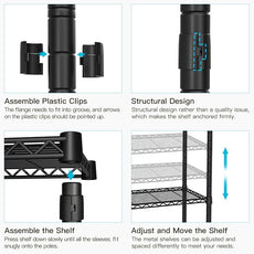 FUTASSI Black Clothing Rack with Grey Cover, P1C Plus Rolling Closets with Wheels, Metal Garment Rack for Hanging Clothes, Clothing Storage Wardrobe, 46