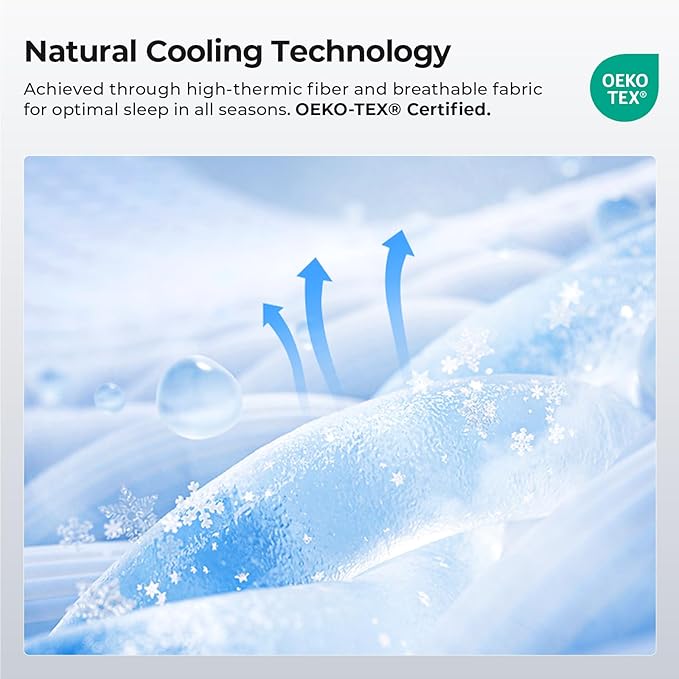 Cooling Mattress Topper Queen Size 2 Inch, Cooling Gel & Bamboo Charcoal Memory Foam Mattress Topper for Back Pain Relief, Firm Dual-Layer Foam Bed Pad with Removable Cover