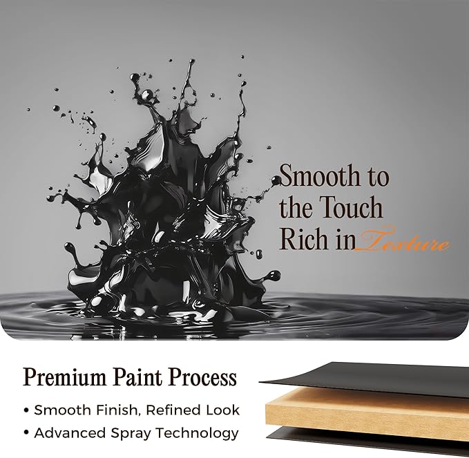 Huuger 27.6 Inch Tall Nightstand with Charging Station, USB-C Port, Larger Night Stand Set of 2, Bedside Table with 2 Drawers, 11.4 Inch Raised Legs, Side Tables End Tables, for Bedroom, Black