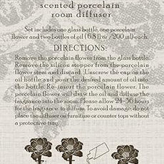 Zodax - Grand Casablanca Porcelain Diffuser - Peony