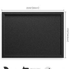 Foldable Cork Board Alternative, Felt Bulletin Board 24