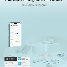 Matter Certified Air Purifier with H13 Filter, Compatible with Alexa Google Home Apple HomeKit, Large Room Coverage 1937 ft²/hr, Washable Pre-Filter, Eco Mode, PM2.5 Monitor, Sleep Mode