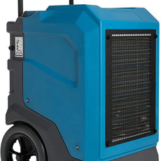 MOUNTO 310 Pints LGR Commercial Dehumidifier with Built-In Pump and Drain Hose – Portable, Heavy-Duty Dehumidifier with Wheels for Basements, Garages, Home, and Job Sites (Blue)