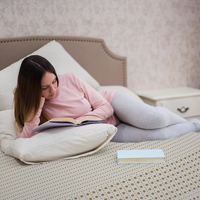 7-Zone Green Natural Organic Latex Mattress Topper Queen Size - 3 inch - High Density Firm - GOLS Certified Latex Foam Bed Pad for Back Sleepers Back Pain Relief Support Durable and Breathable