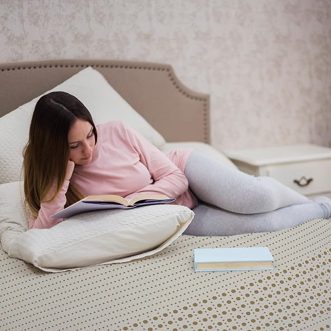 7 Zone Green Natural Organic Latex Mattress Topper Twin XL Size - 2 inch - High Density Firm - GOLS Certified Latex Foam Bed Pad for Back Sleepers Back Pain Relief Support Durable and Breathable