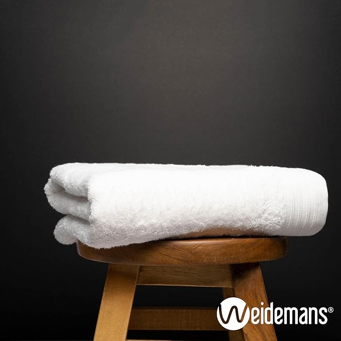 100% Cotton Towels 35" X 70" | White Towels Set of 2Ultra Soft and Highly Absorbent Bath Towel Set Cotton, Gym, Hotel, Spa, Machine Washable