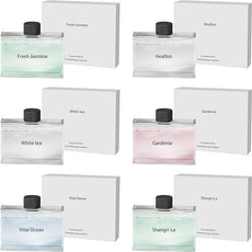 Waterless Essential Oil Diffuser for Home & Office Cordless Battery Operated Aroma Diffuser with 7 Mist Levels, Ultrasonic Air Freshener for Large Rooms Bedroom (6Piece Essential Oil Set)