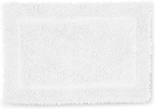 Martex 100% Cotton Ringspun Bath Rug | Super Soft | Super Absorbent | Essential Bathroom Rugs | Non-Slip Bath Mat | Quick Drying Bath Mat | White