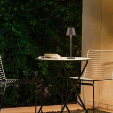 KDG 2 Pack Cordless Table Lamp,Portable LED Desk Lamp, 4000mAh Battery Operated, 3 Color Stepless Dimming Up, for Restaurant/Bedroom/Bars/Outdoor Party/Camping/Coffee Shop Night Light(Brown)