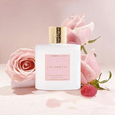 COCORRÍNA Reed Diffuser - Himalayan Salt & Rosewater 6.7 Fl.oz Reed Diffuser Set with Sticks & Preserved Baby's Breath, Reed Diffuser for Home Bathroom Shelf Decor