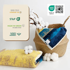 SEMAXE 4-Pack Luxury Bath Towels for Bathroom, 100% Cotton, Soft, Absorbent, and Quick-Drying, 55