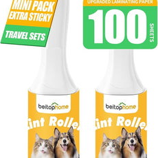Extra Sticky Lint Roller for Pet Hair Suit (Travel Suit-100Sheets)