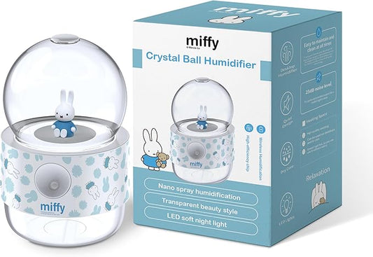 Miffy Crystal Ball Mist Humidifier - Romantic Gift Choice-(White Blue)