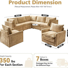 Modular Sectional Sofa, 98