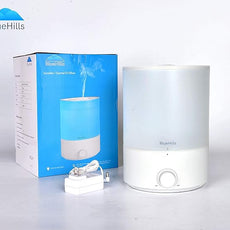 BlueHills Premium 4000 ml XL Essential Oil Diffuser 4L 4 Liter 70 Hour Run Humidifier Aromatherapy 1 Gallon Big Capacity High Mist Output for Large Room Home Mood Lights Long Run Diffuser White E401