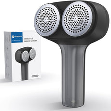 VASSON Fabric Shaver, Electric Lint Remover, Rechargeable Lint Shaver, Sweater Shavers to Remove Pilling, Large Fuzz Remover for Clothes Couch Furniture (Black)