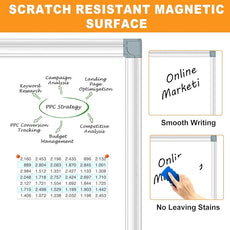 Large Magnetic Dry Erase Whiteboard, 60