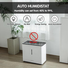 Evaporative Humidifiers |14.5 L(3.9 Gal) Tank for Whole Room Humidifier | 60 W Cool No Mist Humidifiers | 7 Speed | MAX Output 3000 ml/h | Auto Humid | Top Filling