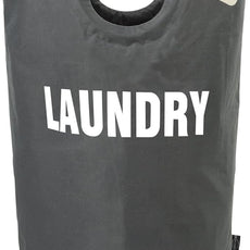 DOKEHOM 160L XX-Large Laundry Basket (7 Colors), Collapsible Laundry Bag, Foldable Laundry Hamper, Folding Washing Bin (Dark Grey, XXL)