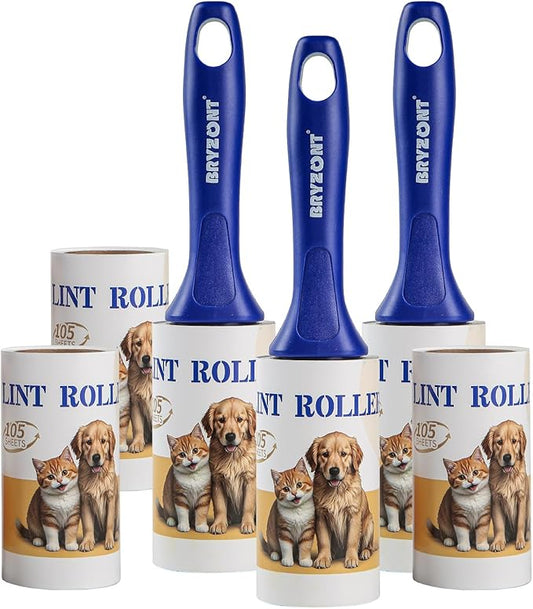 Lint Rollers, Extra Sticky Pet Hair Roller, Lint Roller for Clothes, Furniture, Carpet (630 Sheets)