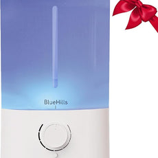 BlueHills Premium 5000 ML XL Essential Oil Diffuser Humidifier Large Room Huge Coverage Area 5 Liter Big Capacity High Mist Output 100 Hours Long Run Time Aroma Diffuser White G501