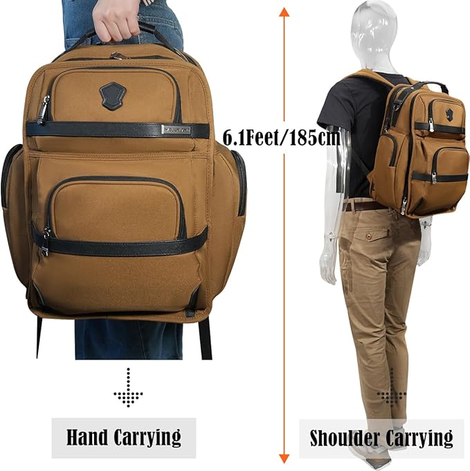 WELKINLAND 24H Business Laptop Backpack - 28L Durable Professional Backpack for Men, 17-Pockets, Fits 16-Inch Laptop
