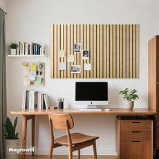 Cork Board Tiles for Wall with Push Pins, 48