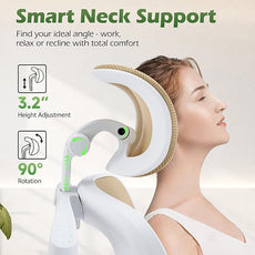 Office Chair Ergonomic Desk Chairs with Adjustable Lumbar Support& Headrest Hanger, High Back Breathable Mesh Chair with Wheels, Rolling Swivel Comfy Task Computer Chair for Home Work Gaming