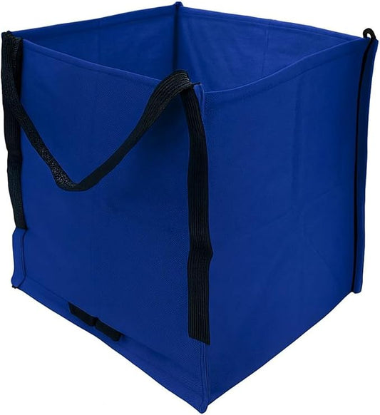 DURASACK Heavy Duty Storage Tote Bag 22-Gallon Rugged Woven Polypropylene Moving Bag, Reusable Self-Standing Design, Holds up to 500 Pounds, Single, Blue