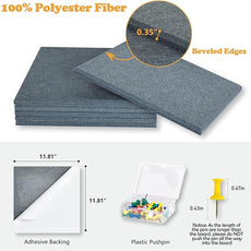 Large Cork Board for Wall with Pins, 36