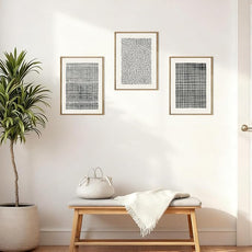 BINCUE Abstract Geometric Line Wall Art Minimalist Artwork Modern Neutral Wall Decor for Living Room Bedroom Office Bathroom 12