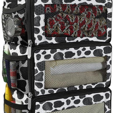 Suitcase Organizer, Travel Luggage Organizer Portable Hanging Travel Shelves Collapsible Hanging Packing Cubes for Carry on Suitcase