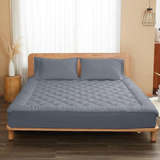 Twin XL Size Mattress Pad Cotton Top Mattress Cover for College Dorm Quilted Fitted Mattress Protector with 18-22