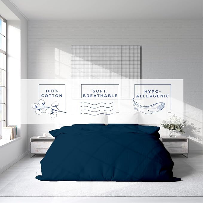 Kotton Culture 3 Pc Twin XL/Twin Duvet Cover Set-100% Egyptian Cotton Sateen 600 Thread Count Ultra Soft Premium Durable Comforter Cover Zipper Closure & Corner Ties- (Green Teal, 68" X 90")