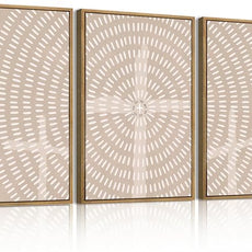 Christian Framed Canvas Wall Art Modern Jesus Wall Decor Abstract Wall Art Set of 3 Jesus Feeds The 5000Artwork for Living Room Bedroom Office 24x36 Inch