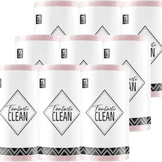 Fantasticlean Microfiber Cleaning Cloth Roll -675 Pack, Tear Away Microfiber Towels, 12