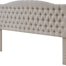 Linen Upholstered Headboard King/Cal King Size Latest Model Wall Mount, Bed Frame Mount, Featuring High-Density Sponge Padding, Luxury Texture Easy Assembly Comfort and Style-Linen