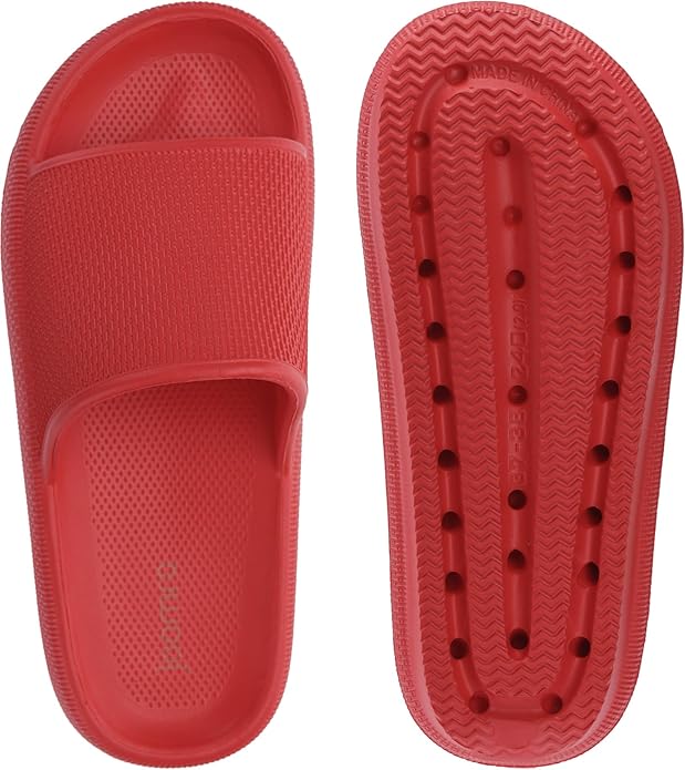 Joomra Pillow Slippers for Women and Men Non Slip Quick Drying Shower Slides Bathroom Sandals | Ultra Cushion | Thick Sole