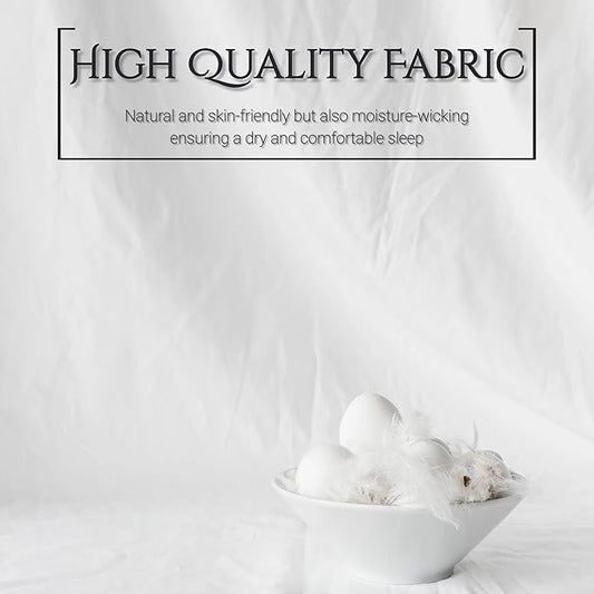 ELNIDO QUEEN Goose Feather Down Pillows King Size Set of 2，Luxury Hotel Collection Bed Pillows for Sleeping， Down Surrounded Pillows 2 Pack, Soft ＆ Fluffy for Side, Back Sleepers 20x36 in