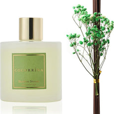 Cocorrína Reed Diffuser - Bamboo Stream Scented Diffuser with 8 Sticks Home Fragrance Reed Diffuser for Bathroom Shelf Decor