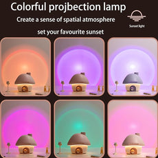 Humidifier for Bedroom,Portable Humidifier,Baby humidifiers with 7 modes of sunset atmosphere lighting and 2 modes of night light,two spray modes,suitable for children,bedroom and office