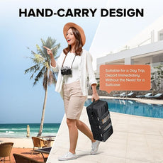 Suitcase Organizer, Travel Luggage Organizer Hanging Shelves Packing Cube Closet/Collapsible Portable Travel Organizer for Carry-on